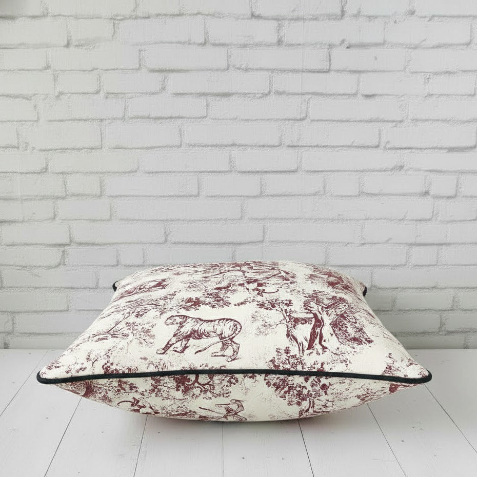 Toile de Jungle Cushion Cover – 16x16"