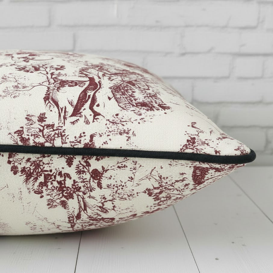 Toile de Jungle Cushion Cover – 16x16"